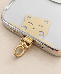 MAISON SELECT（メゾンセレクト）の「9E14-MZ ネコモチーフ スマホストラップホルダー（スマホグッズ）」