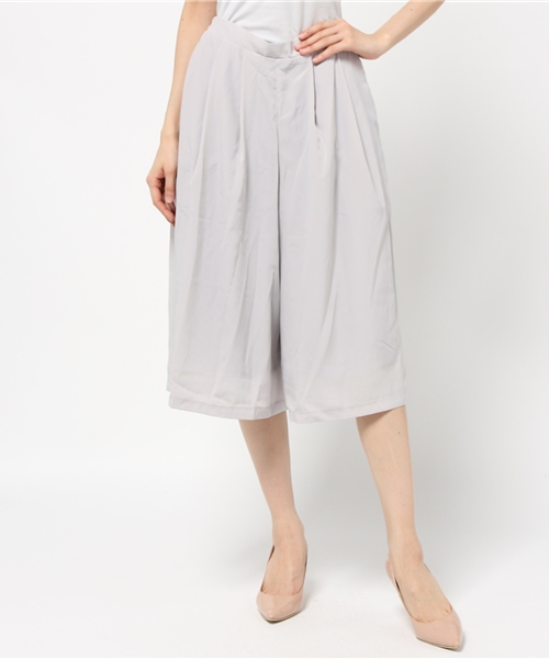 archives（アルシーヴ）の「タックガウチョ（その他パンツ・レディース・オフホワイト/グレー/ネイビー・MEDIUM）」の3枚目の写真