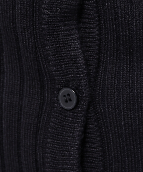 mystic（ミスティック）の「ランダムリブ2WAYカーデ（カーディガン/ボレロ・レディース・アイボリー/レッド/グリーン/グレー/ネイビー・ﾌﾘ-）」の13枚目の写真