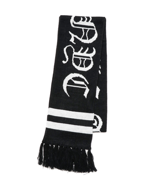 ♥美品 ウィンダンシー BIGロゴマフラー サイズフリー♥ WEGO（ウィゴー）の「WEGO/オールドイングリッシュロゴマフラー