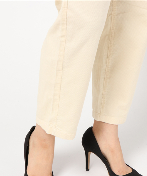 CUBE SUGAR（キューブシュガー）の「コーディロイ テーパードパンツ（その他パンツ・レディース・ベージュ/カーキ/ダークブラウン/ナチュラル・M/S）」の11枚目の写真