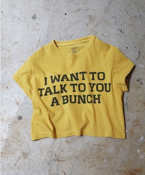 TODAYFUL（トゥデイフル）の「ショートＬＯＧＯＴシャツ（Tシャツ/カットソー・レディース・ホワイト/グレー/マスタード・FREE）」の7枚目の写真