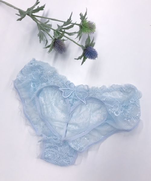 ANNEBRA(アンブラ)の「「ANNEBRA/アンブラ」 Acacia ハートバックデザインショーツ(ショーツ)」|ブルー系その他
