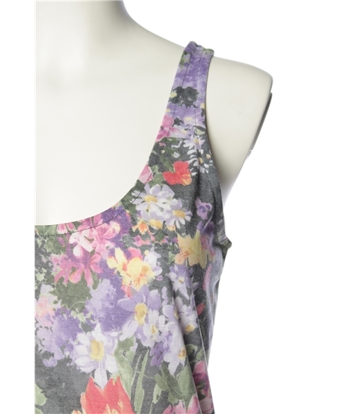 Khaju(カージュ)の「Khaju:FLOWER TANK ②(タンクトップ・レディース・オフホワイト/ブラック・ONE SIZE)」の5枚目の写真