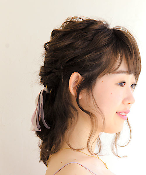 14+（イチヨンプラス）の「アクセサリーミックスカラーシフォンフリンジヘアゴム（ヘアゴム・レディース・カーキ/ブルー/グレー/ベージュ・FREE）」の8枚目の写真