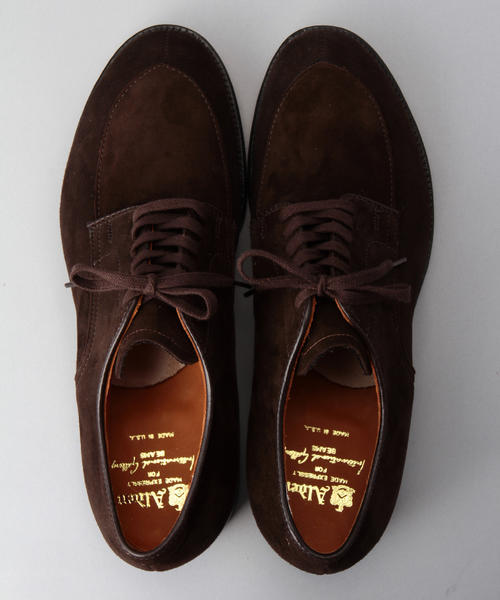 ALDEN(オールデン)の「ALDEN / 別注 GOAT SUEDE V-TIP(ドレスシューズ・メンズ・ブラック/ダークブラウン・7/8/6/7.5/6.5inch/9inch/5.5inch/8.5inch)」の20枚目の写真