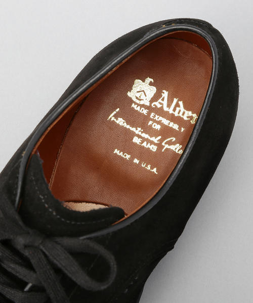 ALDEN(オールデン)の「ALDEN / 別注 GOAT SUEDE V-TIP(ドレスシューズ・メンズ・ブラック/ダークブラウン・7/8/6/7.5/6.5inch/9inch/5.5inch/8.5inch)」の15枚目の写真