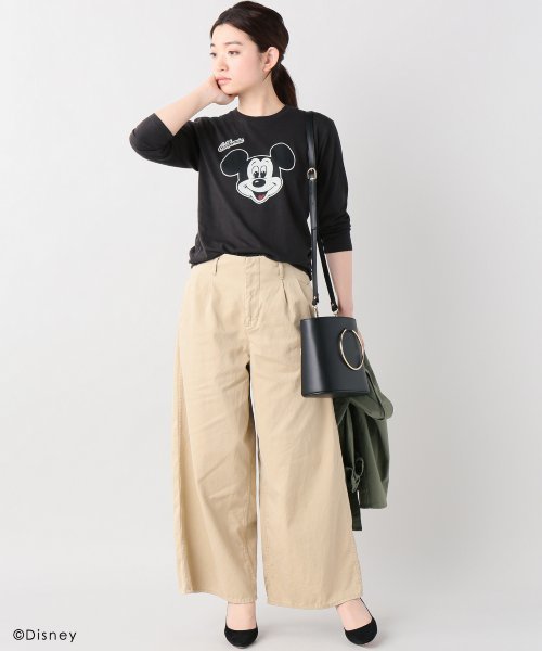 FRAMeWORK（フレームワーク）の「フレームワーク/MICKEY T(face)◆（Tシャツ/カットソー・レディース・ブラック/グレー/ホワイト・FREE）」の6枚目の写真