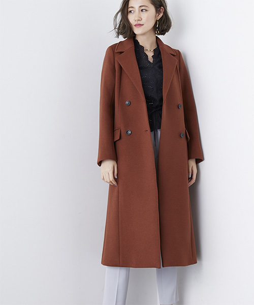 STUDIOUS（ステュディオス）の「ダブルブレストコート（チェスター