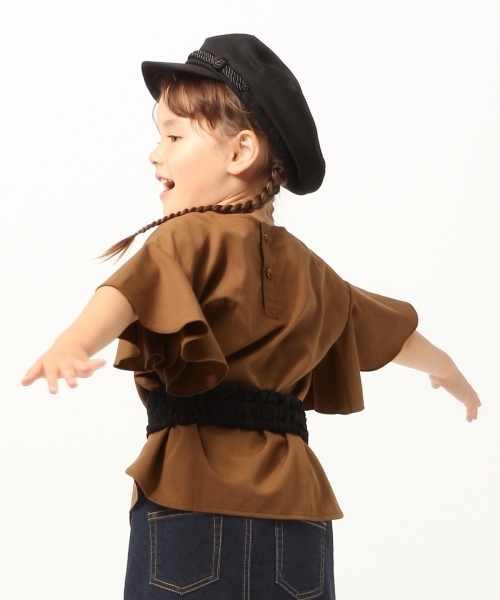 GLOBAL WORK(グローバルワーク)の「【キッズ】ツイルマリンCAP/766969(キャスケット・キッズ・ブラック・MEDIUM/LARGE)」の7枚目の写真