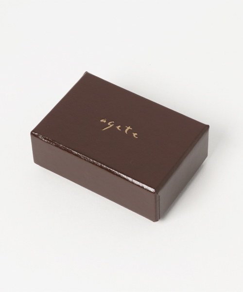 agete（アガット）の「K10フープピアス（ピアス（両耳用）・レディース・ゴールド・FREE）」の3枚目の写真