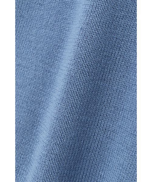 22 OCTOBRE（ヴァンドゥ－オクトーブル）の「スリットスリーブニット（ニット/セーター・レディース・グレー/ブルー/ネイビー・2）」の4枚目の写真