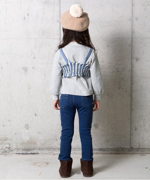 apres les cours(アプレレクール)の「ビスチェ付きトップス(Tシャツ/カットソー・キッズ・レッド/ブルー・100/110/120/130/140/80/90)」の4枚目の写真