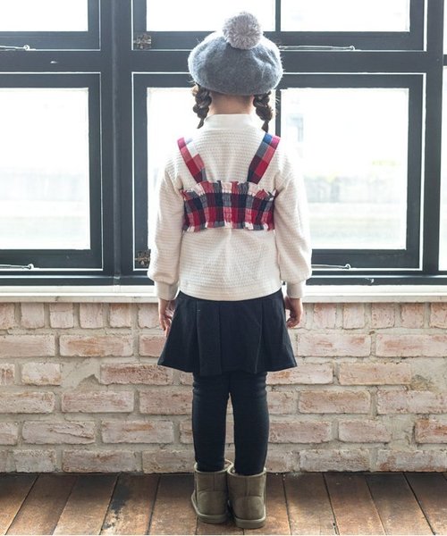 apres les cours(アプレレクール)の「ビスチェ付きトップス(Tシャツ/カットソー・キッズ・レッド/ブルー・100/110/120/130/140/80/90)」の6枚目の写真