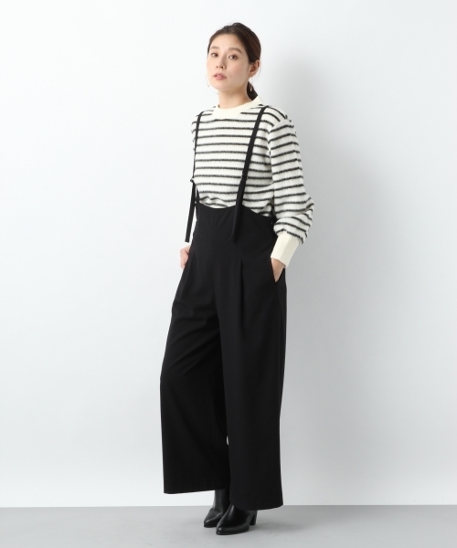 LEPSIM(レプシィム)の「キモウギャザーボーダープルオーバーLS 773003(Tシャツ/カットソー・レディース・ブラック/オフホワイト/ダークネイビー・MEDIUM/LARGE)」の13枚目の写真