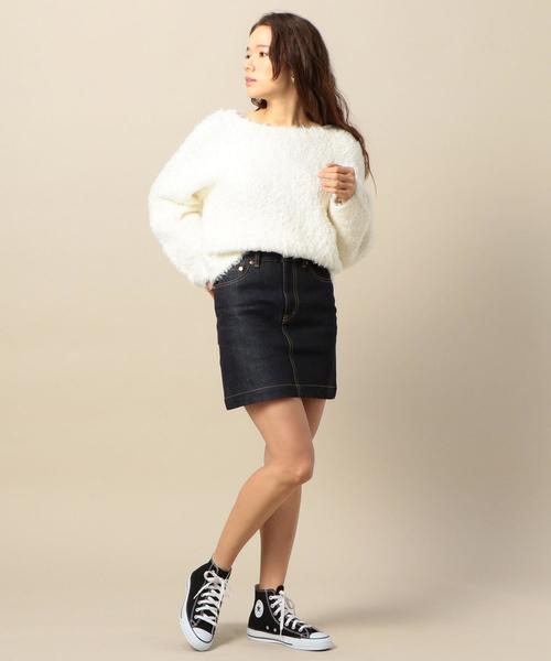 ☆美品☆ UNITED ARROWS スカート ミニ丈 台形 タイト タグ付 L UNITED  