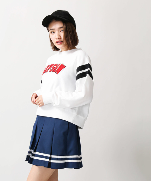 WEGO（ウィゴー）の「WEGO/ラインボックスプリーツミニスカート