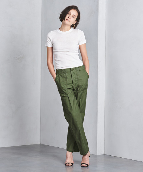 ユナイテッドアローズトウキョウ UWSC ベイカーパンツ 38 M相当 カーキ UNITED ARROWS - ユナイテッドアローズトウキョウ UWSC ベイカー