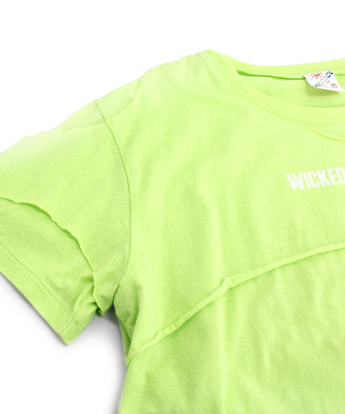 RNA(アールエヌエー)の「M0915 カットオフレイヤードTシャツ(Tシャツ/カットソー・レディース・ブラック/オフホワイト/ライム・MEDIUM)」の17枚目の写真