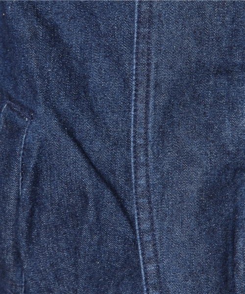 Kastane(カスタネ)の「【Kastane】デニムショートJK(デニムジャケット・レディース・ブルー/ブラック・FREE)」の4枚目の写真