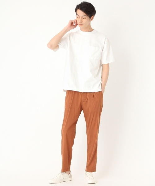 niko and...(ニコアンド)の「ピグメントポケット付きTシャツ(Tシャツ/カットソー・メンズ・ライトブルー/ネイビー/オフホワイト/オレンジ・MEDIUM/LARGE)」の15枚目の写真