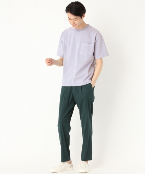 niko and...(ニコアンド)の「ピグメントポケット付きTシャツ(Tシャツ/カットソー・メンズ・ライトブルー/ネイビー/オフホワイト/オレンジ・MEDIUM/LARGE)」の11枚目の写真