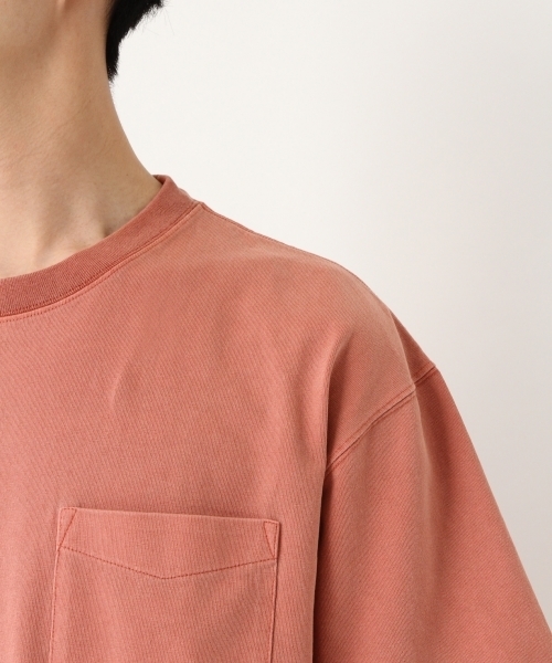 niko and...(ニコアンド)の「ピグメントポケット付きTシャツ(Tシャツ/カットソー・メンズ・ライトブルー/ネイビー/オフホワイト/オレンジ・MEDIUM/LARGE)」の17枚目の写真