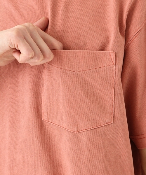 niko and...(ニコアンド)の「ピグメントポケット付きTシャツ(Tシャツ/カットソー・メンズ・ライトブルー/ネイビー/オフホワイト/オレンジ・MEDIUM/LARGE)」の16枚目の写真