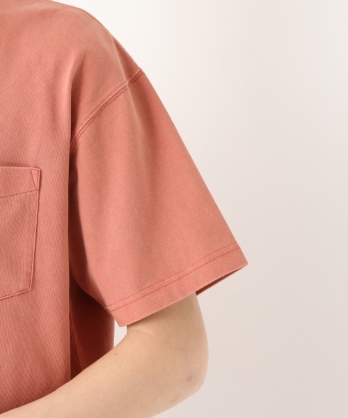 niko and...(ニコアンド)の「ピグメントポケット付きTシャツ(Tシャツ/カットソー・メンズ・ライトブルー/ネイビー/オフホワイト/オレンジ・MEDIUM/LARGE)」の12枚目の写真