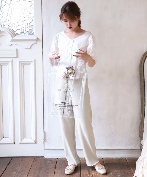 one after another NICE CLAUP（ワンアフターアナザーナイスクラップ）の「サーマル パンツ（その他パンツ・レディース・ベージュ/グレー/スミクロ・FREE）」の11枚目の写真