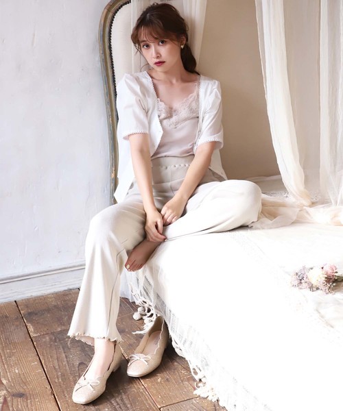 one after another NICE CLAUP（ワンアフターアナザーナイスクラップ）の「サーマル パンツ（その他パンツ・レディース・ベージュ/グレー/スミクロ・FREE）」の12枚目の写真