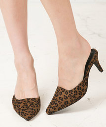 KOBE LETTUCE | スクエアカッティングデザインポインテッドトゥミュール＊レディース/シューズ[I1629]神戸レタス(サンダル)