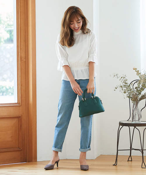 KOBE LETTUCE（コウベレタス）の「スクエアカッティングデザインポインテッドトゥミュール＊レディース/シューズ[I1629]神戸レタス（サンダル・レディース・ブラック/シルバー/チェック/モカ/レオパード・LL/S/L/M）」の17枚目の写真