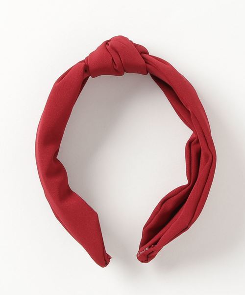 Fun & Daily（ファンアンドデイリー）の「F&D : ツイルクロスカチューシャ（カチューシャ・レディース・ブラック/レッド/ピンク/マスタード/ネイビー/ミント/グリーン・FREE）」の7枚目の写真