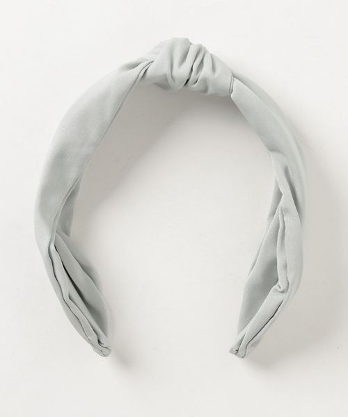 Fun & Daily（ファンアンドデイリー）の「F&D : ツイルクロスカチューシャ（カチューシャ・レディース・ブラック/レッド/ピンク/マスタード/ネイビー/ミント/グリーン・FREE）」の3枚目の写真