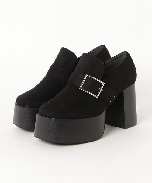 WEGO（ウィゴー）の「WEGO/厚底ベルトシューズ（ドレスシューズ・レディース・ブラック/ブラック系その他・LARGE/MEDIUM）」の8枚目の写真