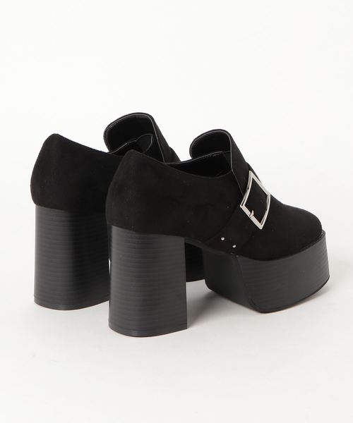 WEGO（ウィゴー）の「WEGO/厚底ベルトシューズ（ドレスシューズ・レディース・ブラック/ブラック系その他・LARGE/MEDIUM）」の4枚目の写真