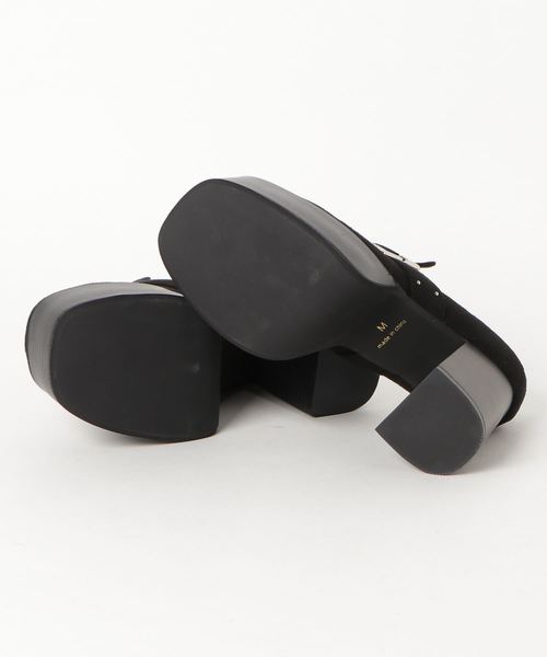 WEGO（ウィゴー）の「WEGO/厚底ベルトシューズ（ドレスシューズ・レディース・ブラック/ブラック系その他・LARGE/MEDIUM）」の3枚目の写真