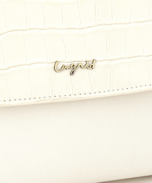 Ungrid（アングリッド）の「【Ungrid/アングリッド】　クロコミックスショルダーハンドバッグ（ショルダーバッグ・レディース・ブラック/ダークブラウン/アイボリー/キャメル・FREE）」の11枚目の写真