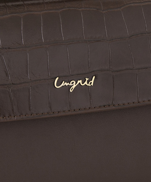 Ungrid（アングリッド）の「【Ungrid/アングリッド】　クロコミックスショルダーハンドバッグ（ショルダーバッグ・レディース・ブラック/ダークブラウン/アイボリー/キャメル・FREE）」の10枚目の写真