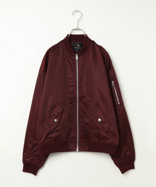 VENCEEXCHANGE（ヴァンスエクスチェンジ）の「MA-1ジャケット（MA-1・レディース・ブラック/エンジ/オリーブ・M）」の3枚目の写真