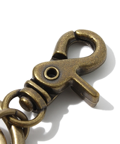 WEGO（ウィゴー）の「WEGO/NYレザーキーチェーン（キーホルダー・メンズ・シルバー/ゴールド・FREE）」の5枚目の写真