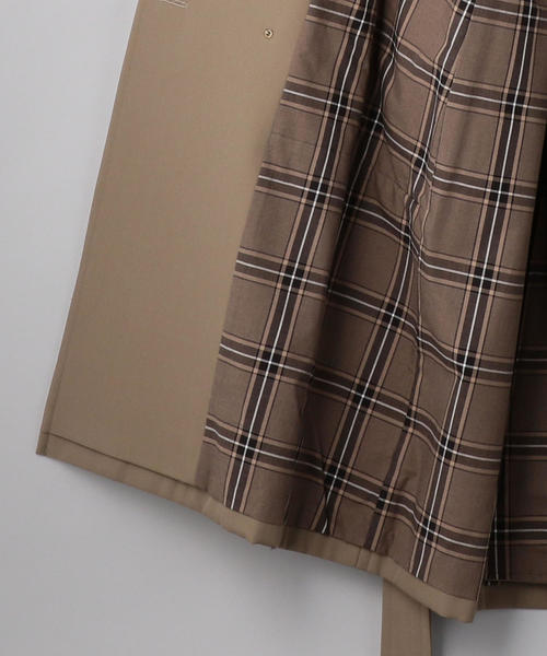 UNITED ARROWS（ユナイテッドアローズ）の「UASB トレンチコート（トレンチコート・メンズ・ベージュ/ブラック・MEDIUM/SMALL/LARGE）」の7枚目の写真