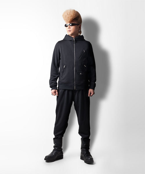 NANO universe（ナノユニバース）の「masuraomind ROPPONGI(マスラオマインド ロッポンギ)/ Jersey Set Up（ジャージ・メンズ・ブラック・SMALL/MEDIUM/LARGE）」の4枚目の写真