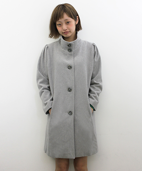 Kastane（カスタネ）の「【Kastane】袖ギャザーコート（その他アウター・レディース・グレー/グリーン/ネイビー・1/2）」の11枚目の写真