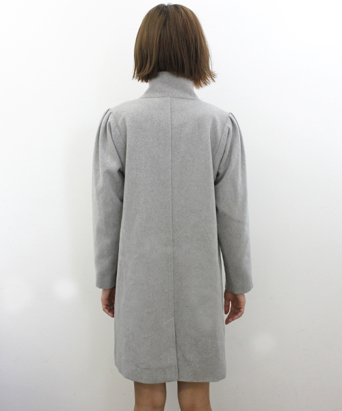 Kastane（カスタネ）の「【Kastane】袖ギャザーコート（その他アウター・レディース・グレー/グリーン/ネイビー・1/2）」の5枚目の写真