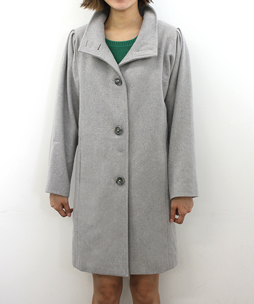 Kastane（カスタネ）の「【Kastane】袖ギャザーコート（その他アウター・レディース・グレー/グリーン/ネイビー・1/2）」の9枚目の写真