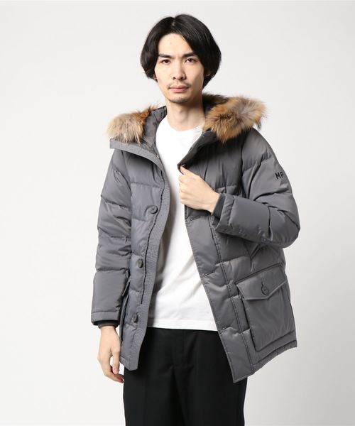 Mackintosh Philosophy ﾏｯｷﾝﾄｯｼｭ ﾌｨﾛｿﾌｨｰ の 2wayストレッチタフタ ミリタリーダウンパーカ ダウンジャケット コート Wear