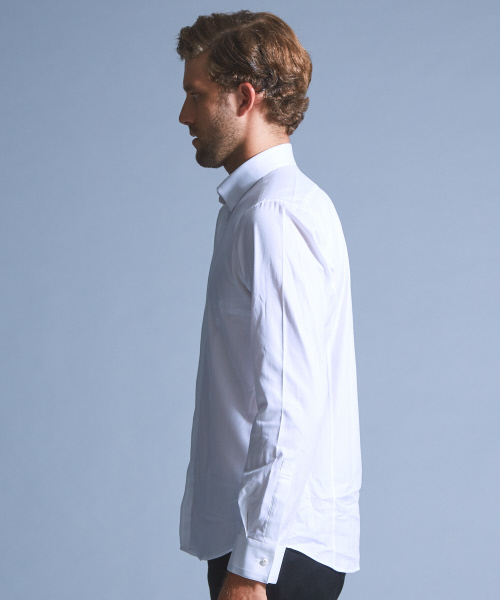 5351 POUR LES HOMMES(ゴーサンゴーイチプールオム)の「MONTI ストレッチドレスシャツ(シャツ/ブラウス・メンズ・ホワイト/ブラック・44/46/48)」の8枚目の写真