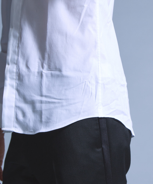 5351 POUR LES HOMMES(ゴーサンゴーイチプールオム)の「MONTI ストレッチドレスシャツ(シャツ/ブラウス・メンズ・ホワイト/ブラック・44/46/48)」の6枚目の写真
